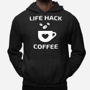 Life Hacks Coffee Mocha Latte Useful Tips And Tricks Premium Hoodie